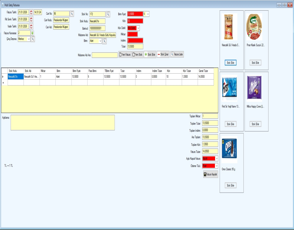 Ön Muhasebe Programı